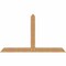 Ekena Millwork Portland Timber Gable Bracket, Western Red Cedar, 84"W x 49"H x 5 1/2"D x 5 1/2"F, 14/12 Pitch GBW084X49X0606POR00SWR - alternate 1